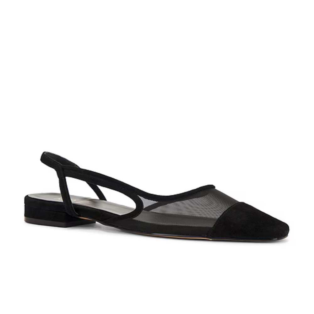 RAYE Black Mesh Flats